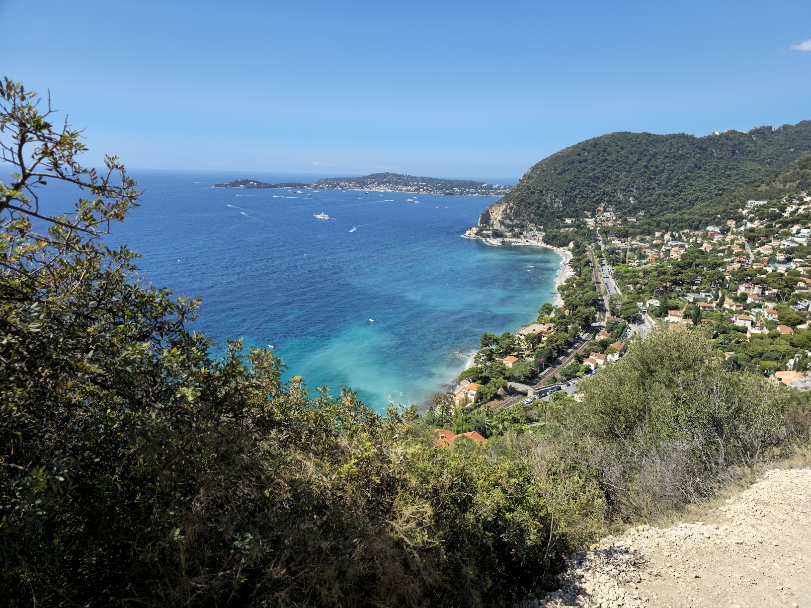 Chemin de Nietzsche vue